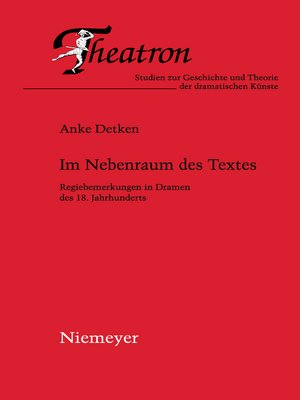 cover image of Im Nebenraum des Textes